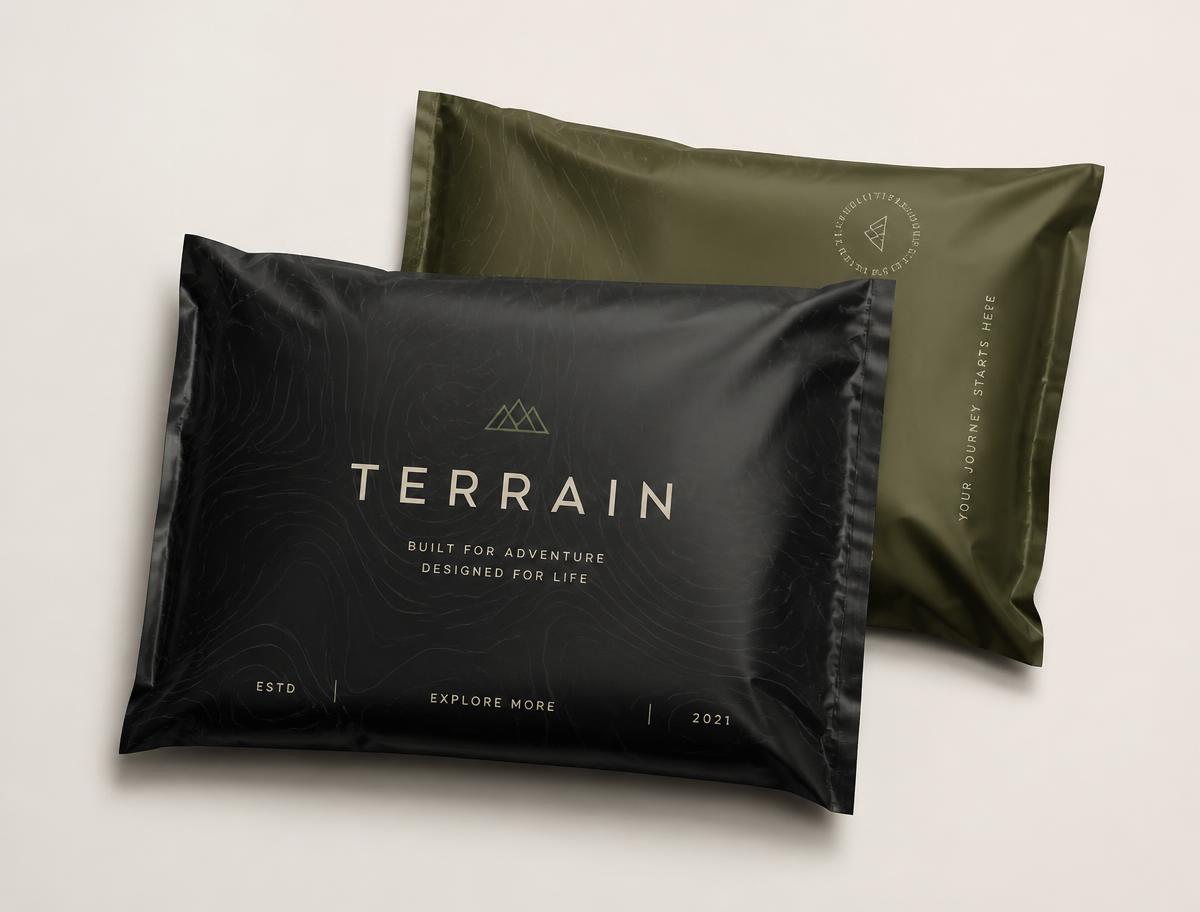 Custom printed poly mailers